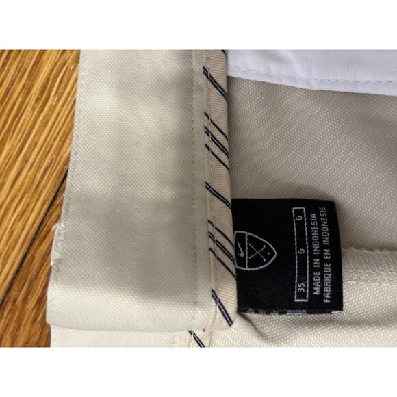 Nike Mens Golf Shorts Size 35 *Lot of 2* Beige Khaki Pleated & Flat Front - Picture 6 of 8